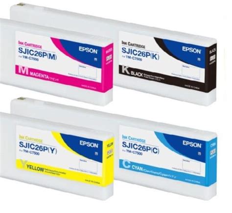 epson colorworks ink cartridges|SJIC26P(K): Ink cartridge for ColorWorks C7500 (Black).